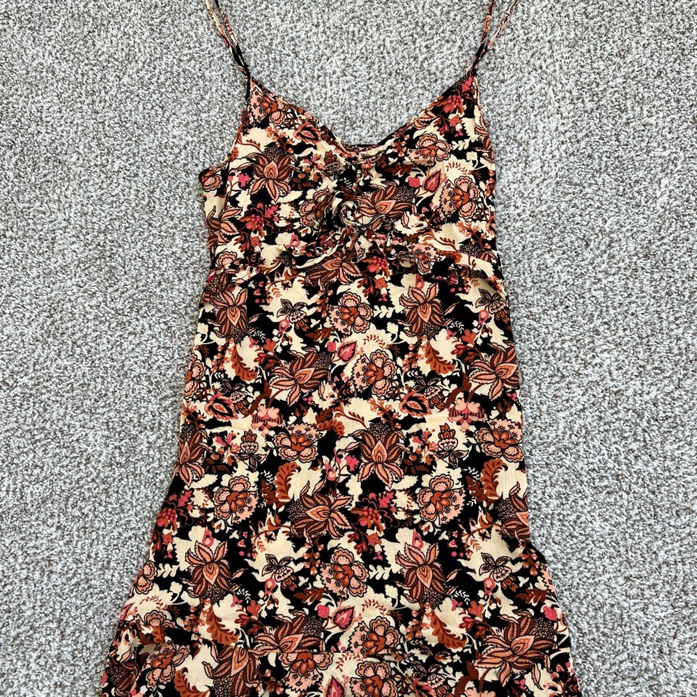 Floral Spaghetti Strap Dress